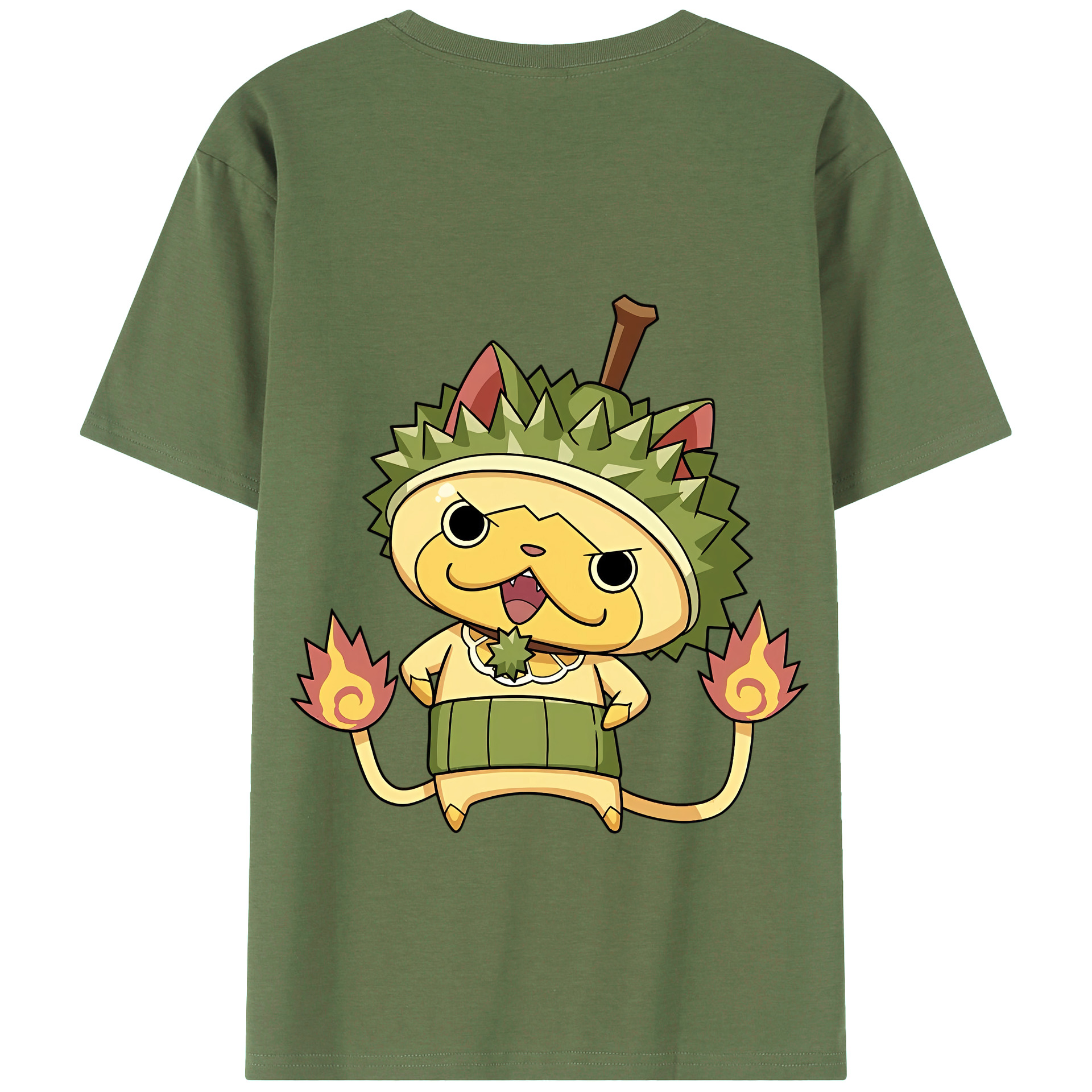 （画像用） 妖怪ウォッチ Yo-kai Watch 綿100％ メンズ半袖Tシャツ（バックプリント） 通気性